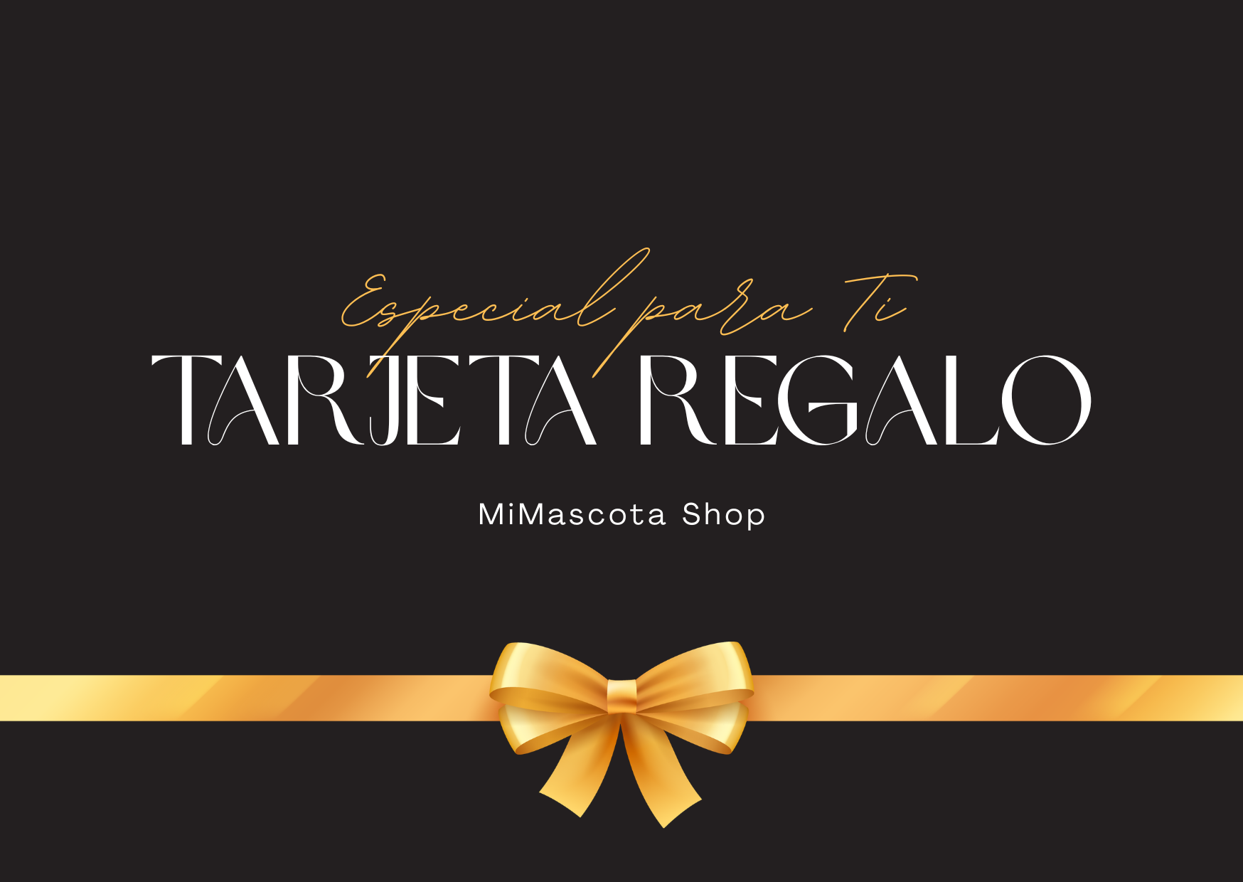Tarjeta de regalo de MiMascota Shop